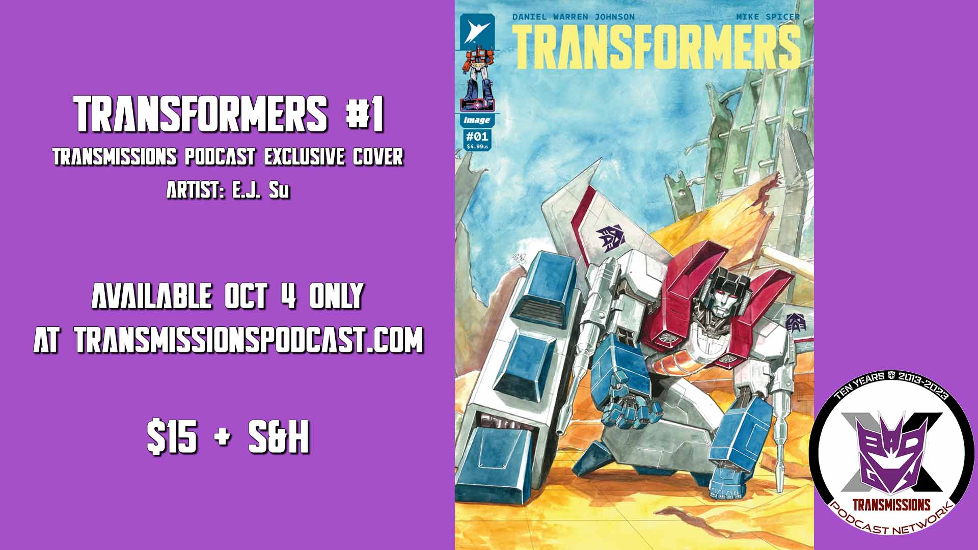 Exclusive Transformers 1 cover! TransMissions Podcast Network